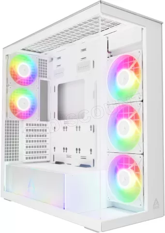 Photo de Boitier Grand-Tour E-ATX Arctic Xtender RGB avec panneaux vitrés (Blanc)