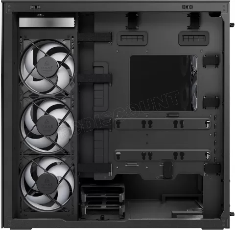 Photo de Boitier Grand-Tour E-ATX Arctic Xtender VG Tinted RGB avec panneaux vitrés (Noir)