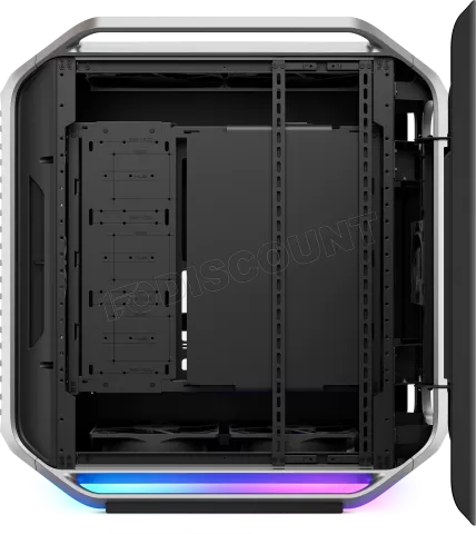 Photo de Boitier Grand Tour E-ATX Cooler Master Cosmos Alpha RGB avec panneau vitré (Noir/Argent))