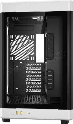 Photo de Boitier Grand Tour E-ATX Gamdias Neso P1 avec panneaux vitrés (Noir/Blanc)
