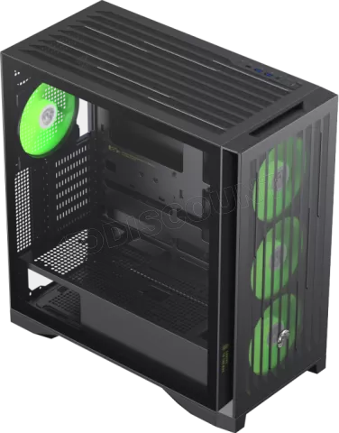Photo de Boitier Grand Tour E-ATX Gamemax Leader 2 RGB avec panneau vitré (Noir)
