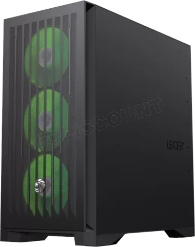 Photo de Boitier Grand Tour E-ATX Gamemax Leader 2 RGB avec panneau vitré (Noir)