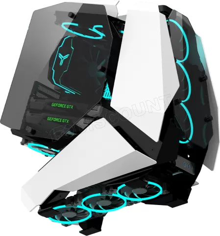 Photo de Boitier Grand Tour E-ATX Jonsbo Mod5 RGB avec panneaux vitrés (Blanc)