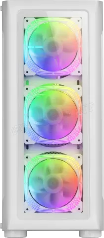 Photo de Boitier Grand Tour E-ATX Mars Gaming MC-Neo RGB avec panneau vitré (Blanc)