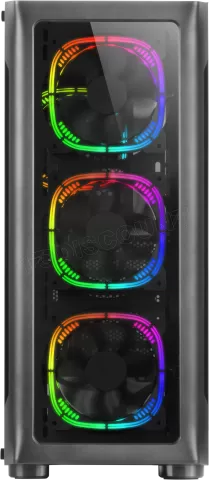 Photo de Boitier Grand Tour E-ATX Mars Gaming MC-Neo RGB avec panneau vitré (Noir)