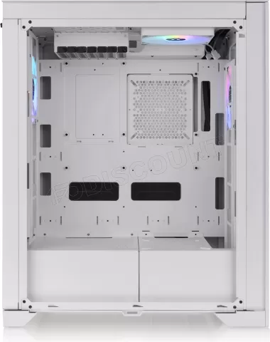 Photo de Boitier Grand Tour E-ATX Thermaltake Centralized Thermal Efficiency T500 TG RGB avec panneaux vitrés (Blanc)