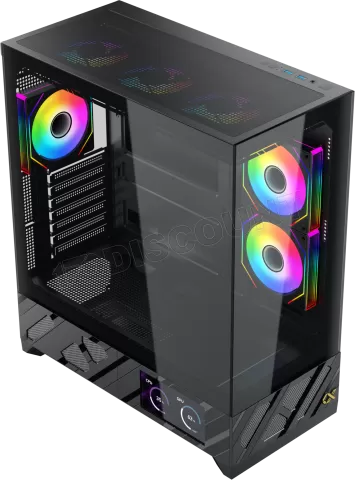 Photo de Boitier Grand-Tour E-ATX Xigmatek Alphard Pro RGB avec panneau vitré (Noir)