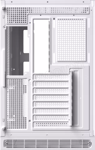 Photo de Boitier Grand Tour E-ATX Xigmatek Cloud Digital avec panneaux vitrés (Blanc)