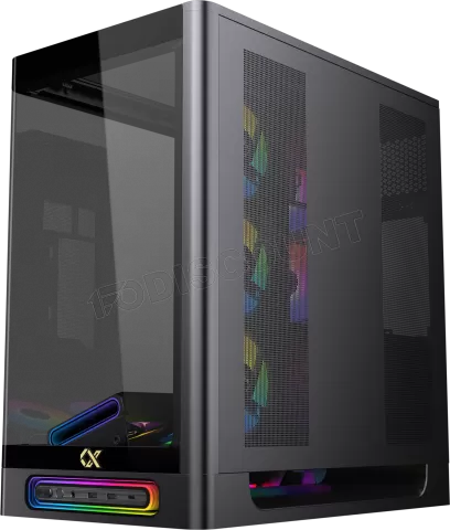 Photo de Boitier Grand-Tour E-ATX Xigmatek Heaven RGB avec panneaux vitrés (Noir)