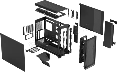Photo de Boitier Grand Tour EE-ATX Fractal Design Meshify 3 XL (Noir)