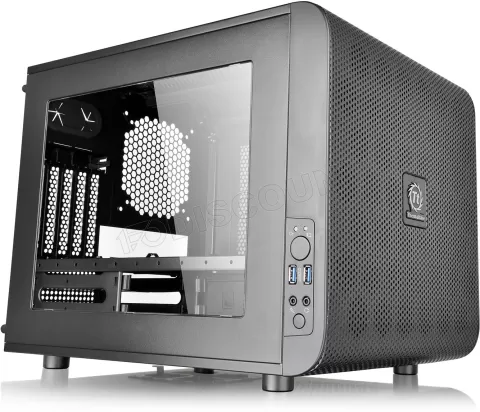 Photo de Boitier Micro ATX Thermaltake Core V21 avec fenêtre (Noir)