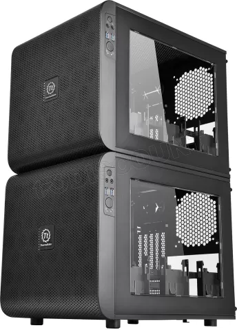 Photo de Boitier Micro ATX Thermaltake Core V21 avec fenêtre (Noir)