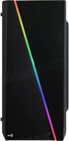 Photo de Boitier Micro Tour ATX AeroCool Cylon Mini RGB avec panneau vitré (Noir)