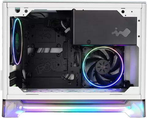 Photo de Boitier Mini ITX InWin A1 Plus RGB + alimentation 650W (Blanc)