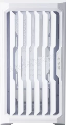 Photo de Boitier Mini Tour Micro ATX 1stPlayer H2 RGB avec panneau vitré (Blanc)