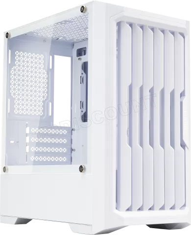 Photo de Boitier Mini Tour Micro ATX 1stPlayer H2 RGB avec panneau vitré (Blanc)