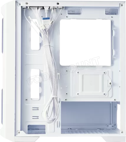 Photo de Boitier Mini Tour Micro ATX 1stPlayer H2 RGB avec panneau vitré (Blanc)