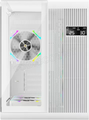 Photo de Boitier Mini Tour Micro ATX 1stPlayer RT5 RGB avec panneaux vitrés (Blanc)
