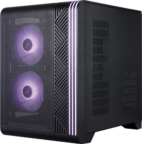 Photo de Boitier Mini Tour Micro ATX 1stPlayer VT5 RGB avec panneau vitré (Noir)