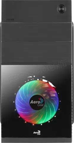 Photo de Boitier Mini Tour Micro ATX AeroCool CS-105 Cosmo-C RGB avec panneaux vitrés (Noir)