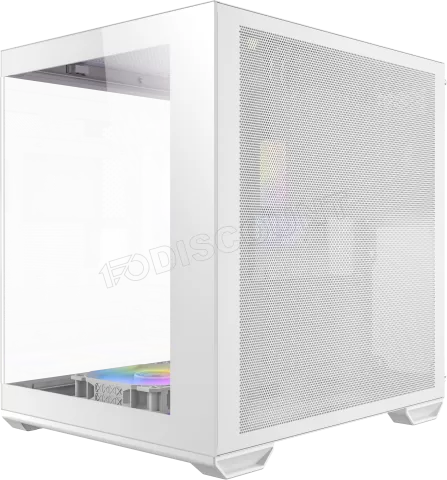 Photo de Boitier Mini Tour Micro-ATX Antec CX60M RGB avec panneaux vitrés (Blanc)