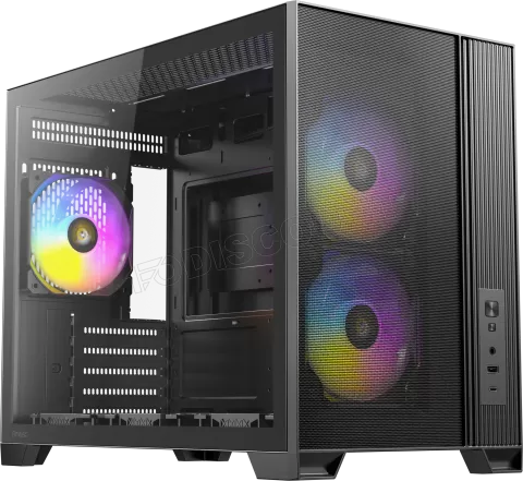 Photo de Boitier Mini Tour Micro ATX Antec Flux M RGB avec panneau vitré (Noir)