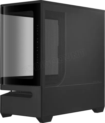 Photo de Boitier Mini Tour Micro ATX ASUS Prime AP202 ARGB avec panneaux vitrés (Noir)