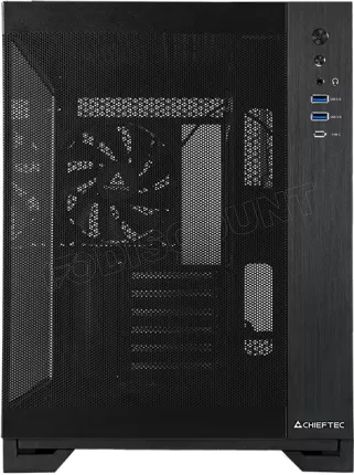 Photo de Boitier Mini Tour Micro ATX Chieftec Visio Air avec panneau vitré (Noir)
