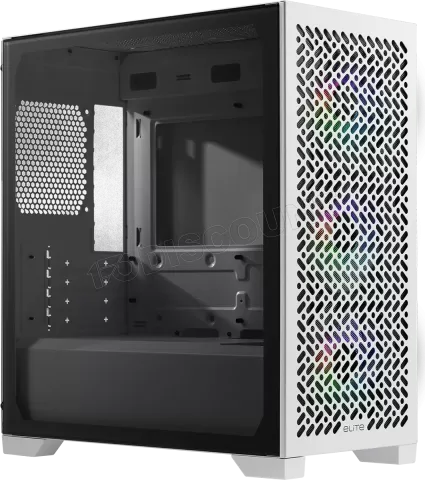 Photo de Boitier Mini Tour Micro ATX Cooler Master Elite 302 RGB avec panneau vitré (Blanc)