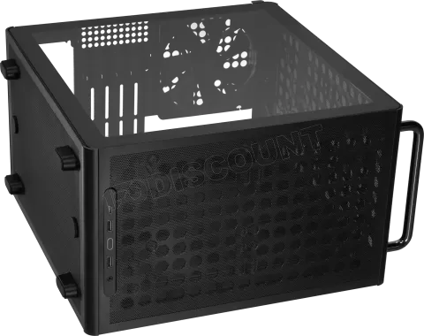 Photo de Boitier Mini Tour Micro ATX Cooler master Qube 340 avec panneau vitré (Noir)