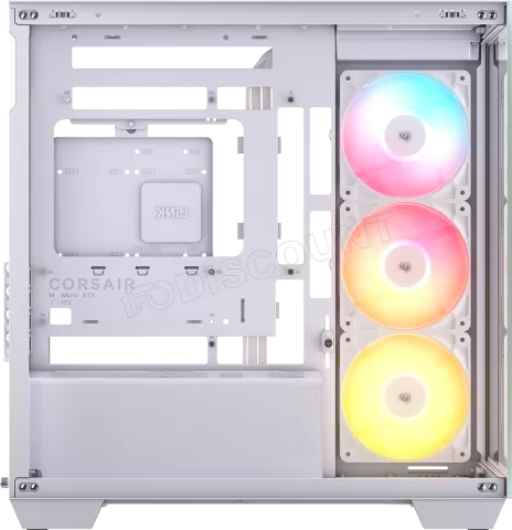 Photo de Boitier Mini Tour Micro ATX Corsair 2800X RS-R RGB avec panneaux vitrés (Blanc)