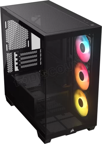 Photo de Boitier Mini Tour Micro ATX Corsair 2800X RS-R RGB avec panneaux vitrés (Noir)
