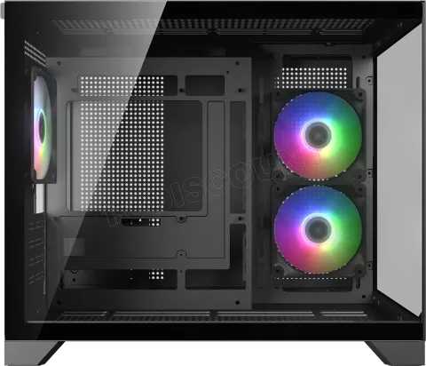 Photo de Boitier Mini Tour Micro ATX Cougar FV150 Mini RGB avec panneaux vitrés (Noir)