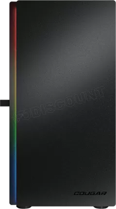 Photo de Boitier Mini Tour Micro ATX Cougar Purity RGB avec panneau vitré (Noir)