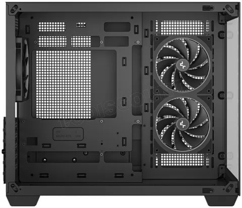 Photo de Boitier Mini Tour Micro ATX DeepCool CG330 3F RGB avec panneaux vitrés (Noir)