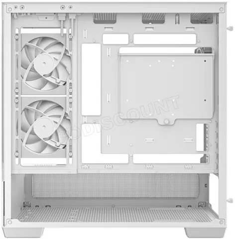 Photo de Boitier Mini Tour Micro ATX DeepCool CG380 3F RGB avec panneaux vitrés (Blanc)