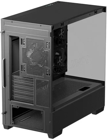 Photo de Boitier Mini Tour Micro ATX DeepCool CG380 3F RGB avec panneaux vitrés (Noir)