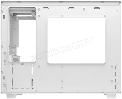 Photo de Boitier Mini Tour Micro ATX DeepCool CH160 Plus avec panneau vitré (Blanc)