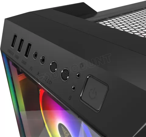 Boîtier PC Gamdias 3 emplacements 2,5, format Micro-ATX et 3