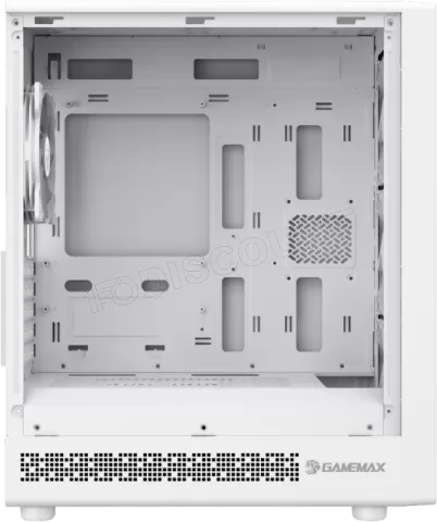 Photo de Boitier Mini Tour Micro ATX Gamemax Storm 2 RGB avec panneau vitré (Blanc)