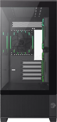 Photo de Boitier Mini Tour Micro ATX Gamemax Vista 2 RGB avec panneaux vitrés (Noir)