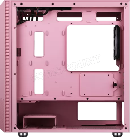 Photo de Boitier Mini Tour Micro ATX iTek Liflig 41 RGB avec panneau vitré (Rose)