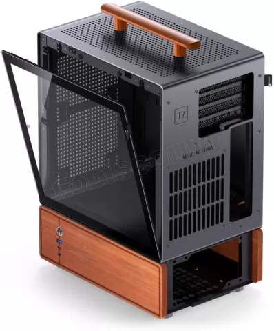 Photo de Boitier Mini Tour Micro-ATX Jonsbo T7 (Noir)
