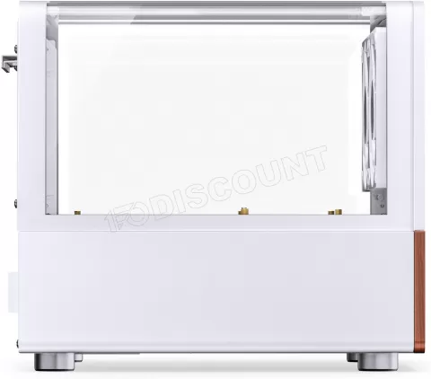 Photo de Boitier Mini Tour Micro ATX Jonsbo V12 avec panneaux vitrés (Blanc)