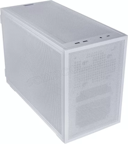Photo de Boitier Mini Tour Micro ATX Lian Li B4 (Blanc)