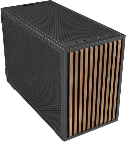 Photo de Boitier Mini Tour Micro ATX Lian Li B4 (Noir/Bois)