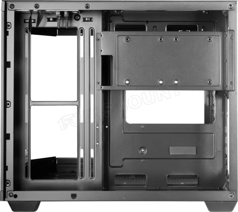 Photo de Boitier Mini Tour Micro ATX Mars Gaming MC-3T Core LCD M avec panneaux vitrés (Noir)