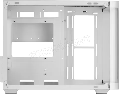 Photo de Boitier Mini Tour Micro ATX Mars Gaming MC-Fusion M avec panneaux vitrés (Blanc)