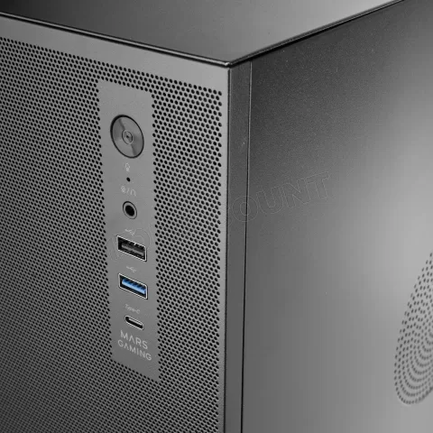 Photo de Boitier Mini Tour Micro ATX Mars Gaming MC-MeshPro (Noir)