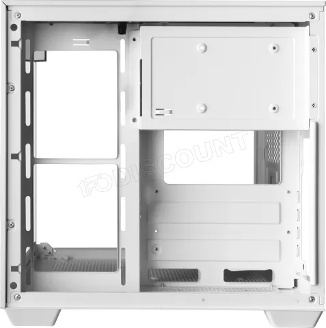 Photo de Boitier Mini Tour Micro ATX Mars Gaming MC-VISIONM avec panneaux vitrés (Blanc)